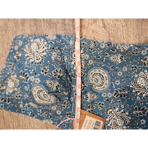 Boden Ithaca Halter Swimsuit Swim One Piece Women 16-18 long new blue paisley - Picture 4 of 6